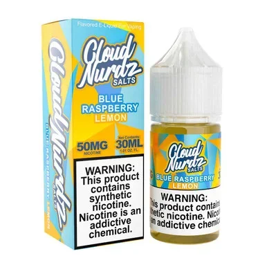 Salts Blue Raspberry Lemon Synthetic Nicotine 30ml E-Juice | Cloud Nurdz