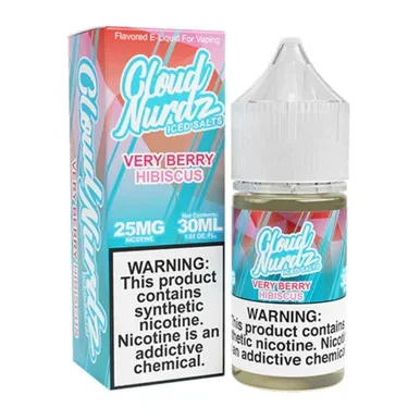 Salts Iced Very Berry Hibiscus Synthetic Nicotine 30ml E-Juice | Cloud Nurdz