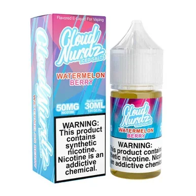Salts Iced Watermelon Berry Synthetic Nicotine 30ml E-Juice | Cloud Nurdz