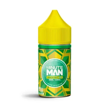 Salts Lemon Mint Ice Tobacco Free Nicotine 30ml E-Juice | Minute Man