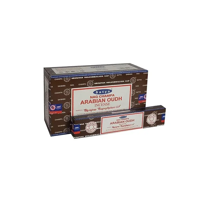 Satya Nag Champa – Arabian Oudh Incense Sticks 15g