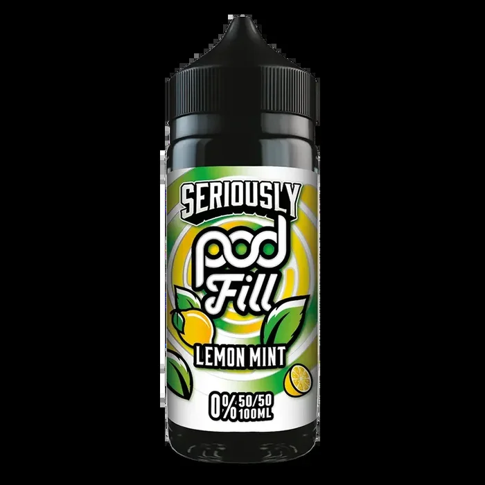 Seriously Pod Fill by Doozy Vape Lemon Mint 100ml E-liquid