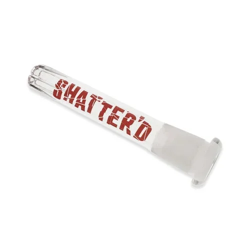 Shatter’d Glassworks – 3″ Vertical Slit Diffused Downstem – Closed End for Dabs