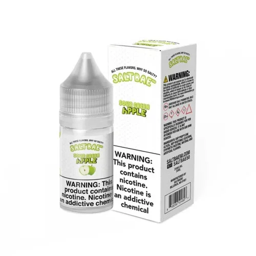 Sour Green Apple 30ML E-Juice by Salt Bae 50