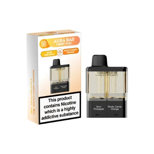 Sour Pineapple / Rocky Candy Orange – Crystal Prime Twist 40K Replacement Pods
