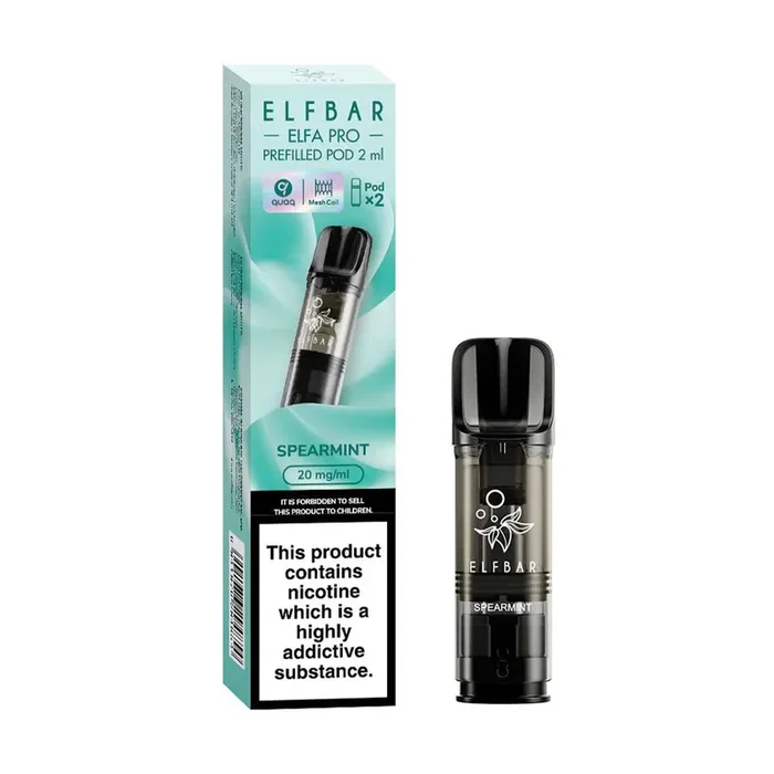 Spearmint Elf Bar Elfa Pro Prefilled Pods