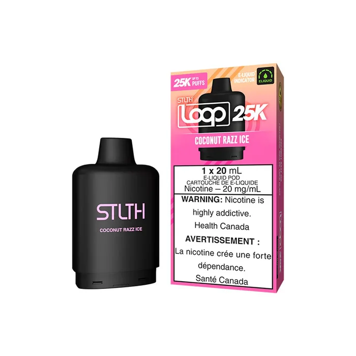 STLTH Loop 25K Pod – Coconut Razz Ice