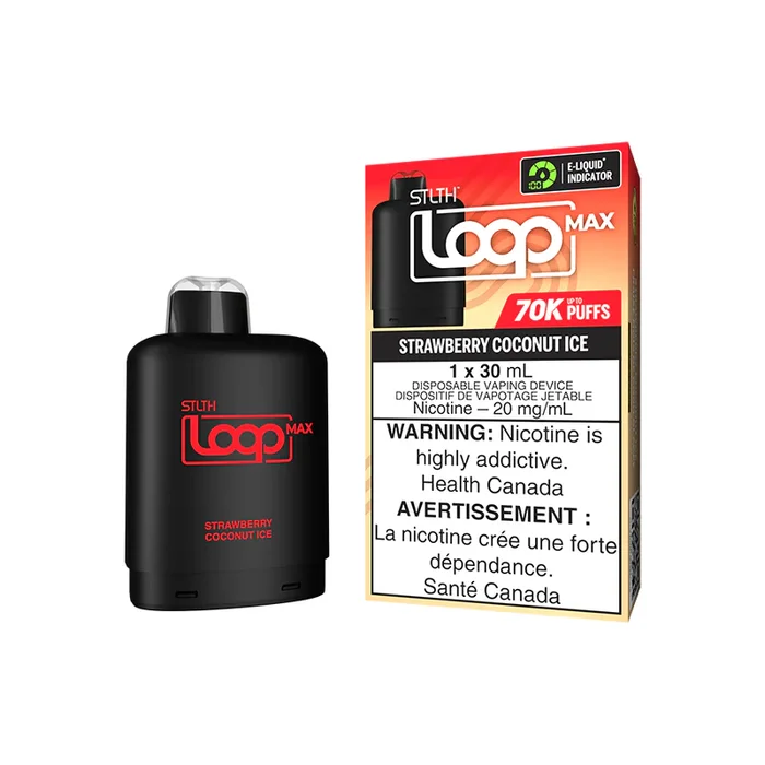 STLTH Loop Max 70k Pod – Strawberry Coconut Ice