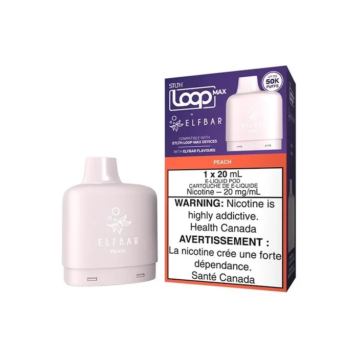 STLTH Loop Max X Elf Bar 50K Pod – Peach