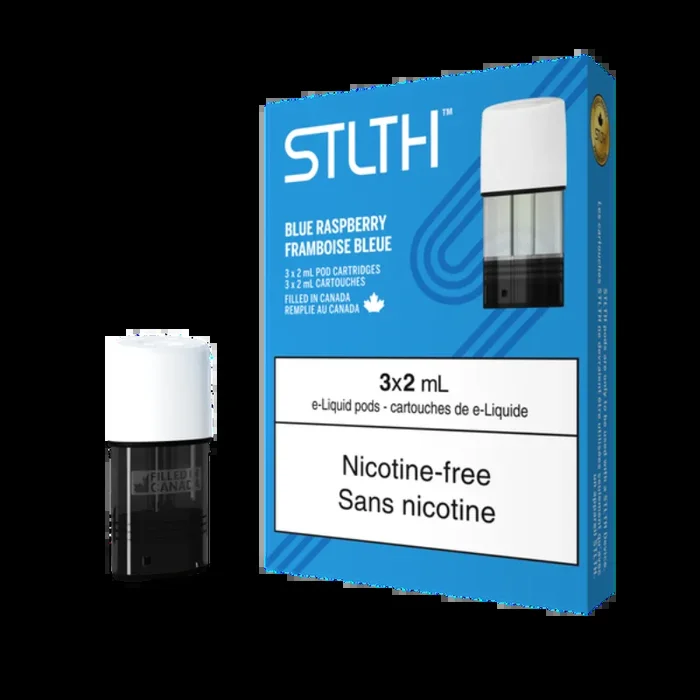 STLTH Nicotine Free Blue Raspberry Pods (3Pk)
