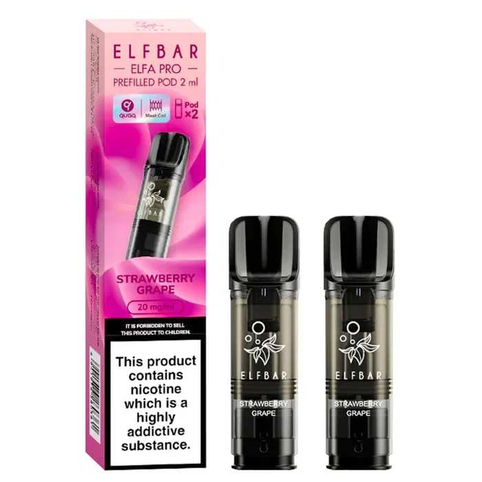 Strawberry Grape Elfa Pro Prefilled Pod by Elf Bar