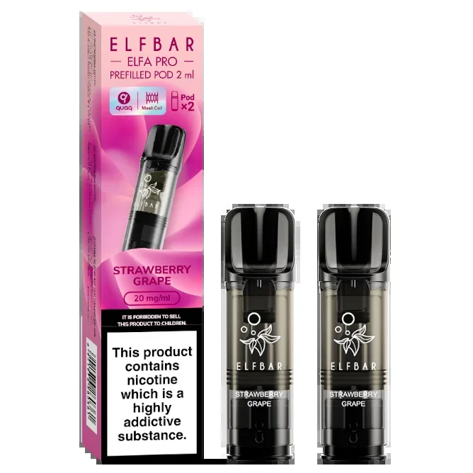 Strawberry Grape Elfbar Elfa Pro Pods
