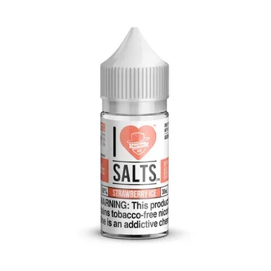 Strawberry Ice 30ml Salt E-Juice | I Love Salts