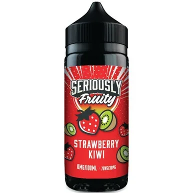 Strawberry Kiwi E Liquid 100ml by Seriously Fruity