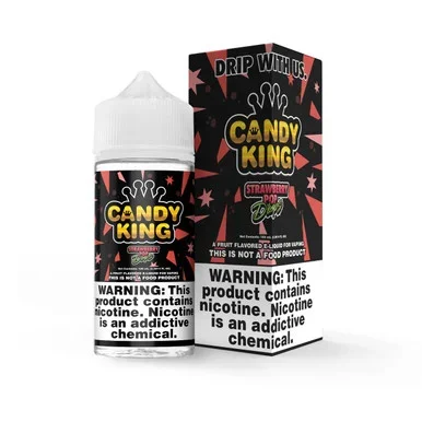 Strawberry Pop Drops 100ml E-Juice | Candy King