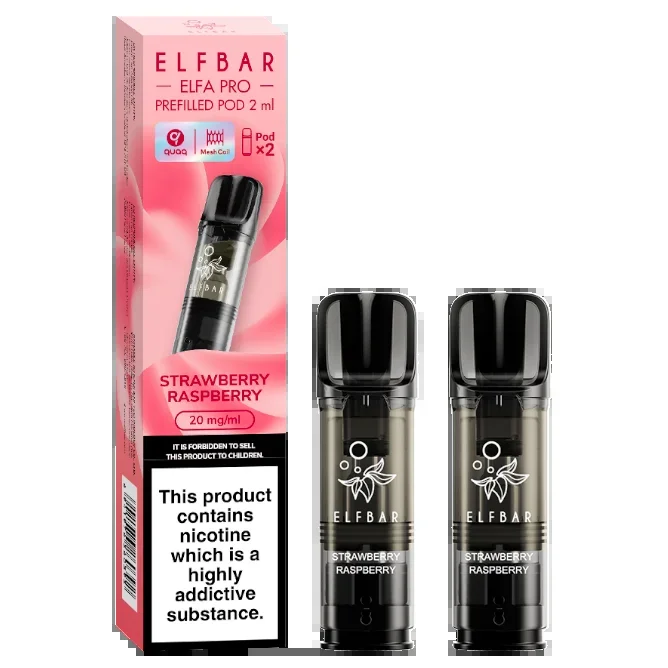 Strawberry Raspberry Elfbar Elfa Pro Pods
