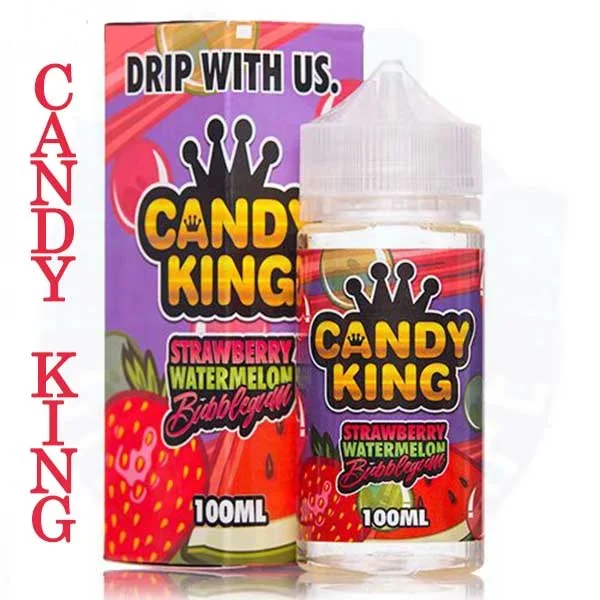 Strawberry Watermelon Bubblegum By Candy King – 100 ML