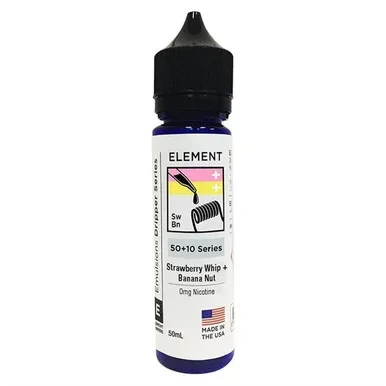 Strawberry Whip Banana Nut E Liquid 50ml by Element Emulsion Series