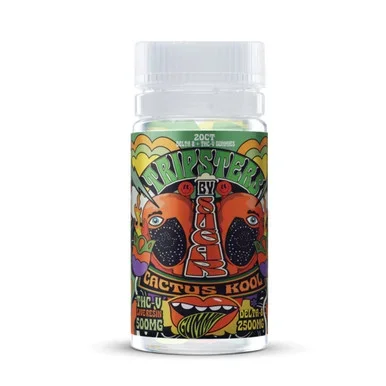 Sugar Tripsters Delta 8 THC-V Live Resin Gummies (Pack of 20 Count)