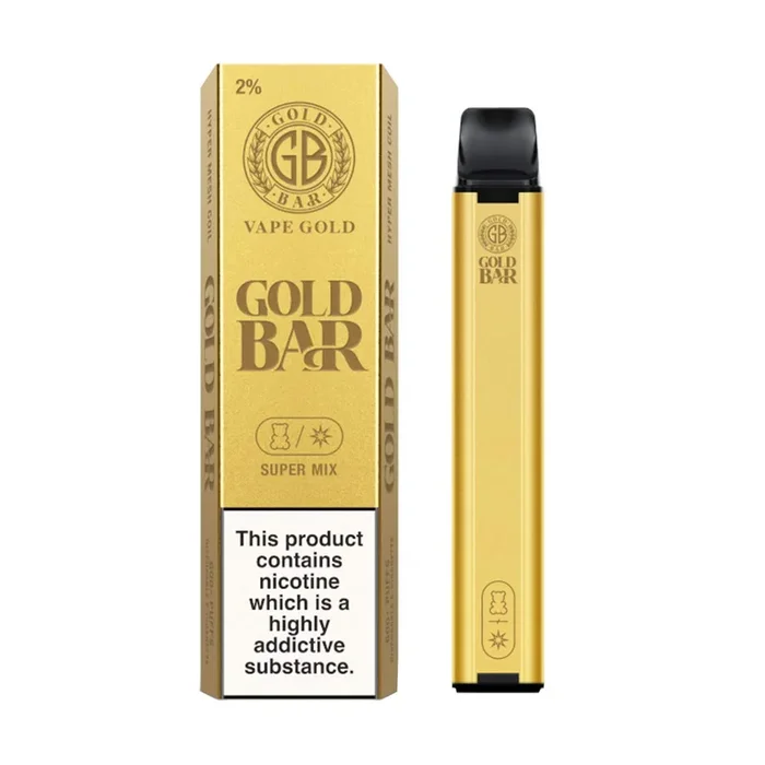 Super Mix Gold Bar 600 Disposable Vape