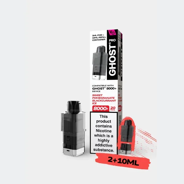 Sweet Pomegranate Blackcurrant Ice – Ghost Pro 8000+ Refill Pods