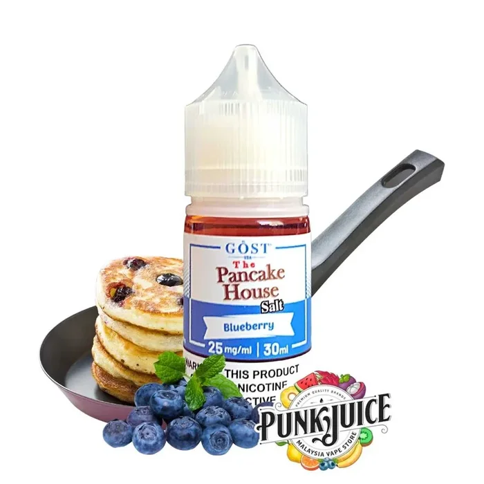 The Pancake House Salts by Gost Vapor – Blueberry – Salt – 30ml