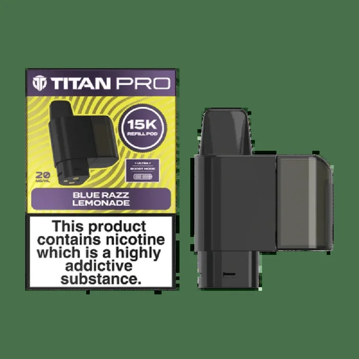 Titan Pro 15K Prefilled Pod Blue Razz Lemonade