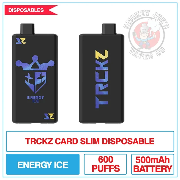 TRCKZ Card – Slim Disposable Vape – Energy Ice – 20mg