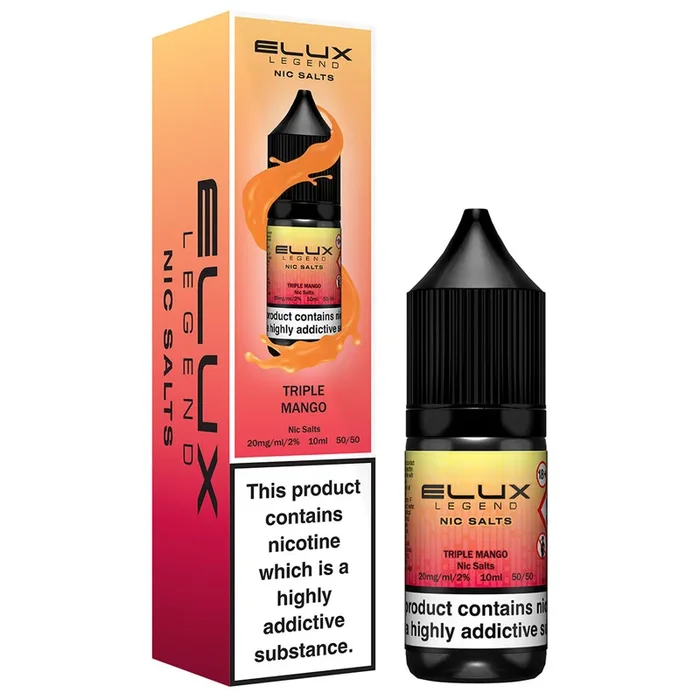 Triple Mango By Elux Legend 10ml E Liquid Nic Salt