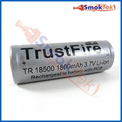 Trustfire 18500 Protected Li-Ion Battery – 1800mAh
