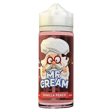 Vanilla Peach E Liquid 100ml by Mr Cream