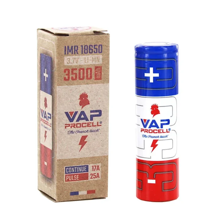 VAP PROCELL BATTERY -IMR 18650 -3000 MAH
