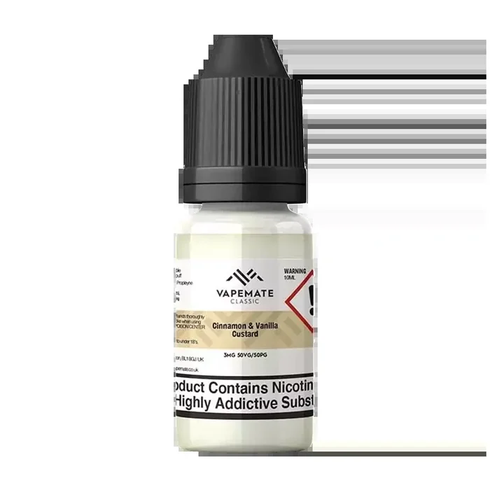 Vapemate Classic Cinnamon & Vanilla Custard 10ml