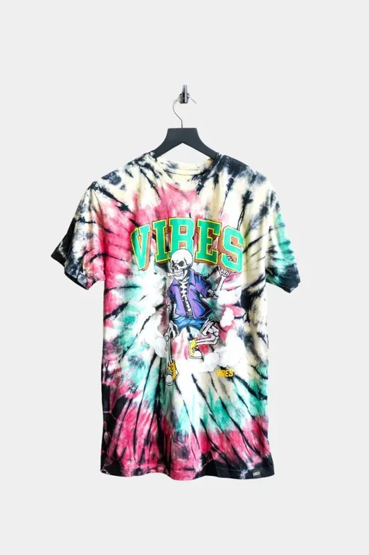 Vibes Skull and Cones Shirt – Multi-Color