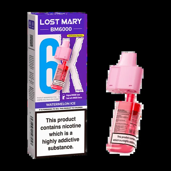 Watermelon Ice Lost Mary BM6000 Refill Pack