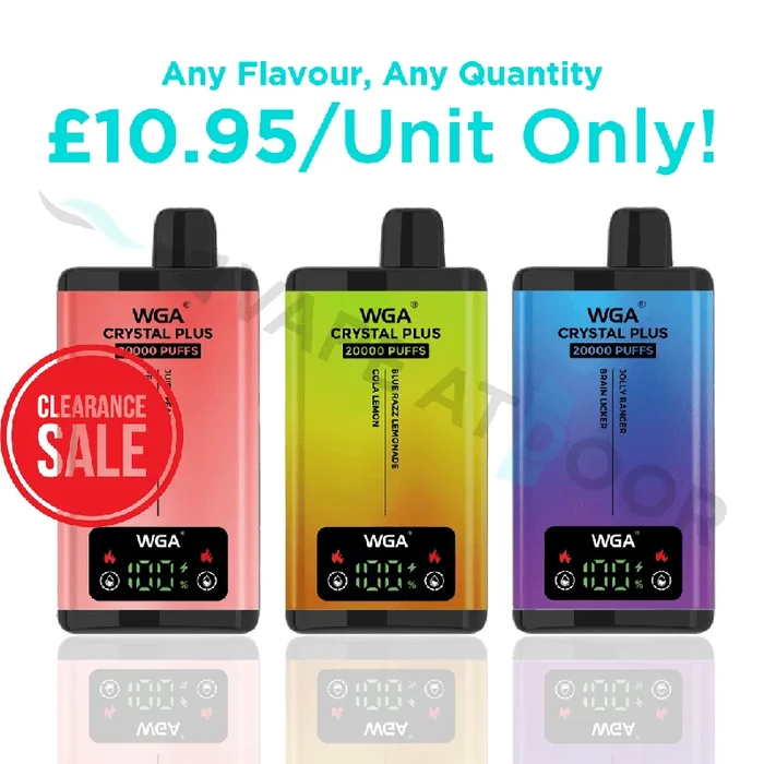 WGA Crystal Plus Switch 20000 Puffs Disposable Vape