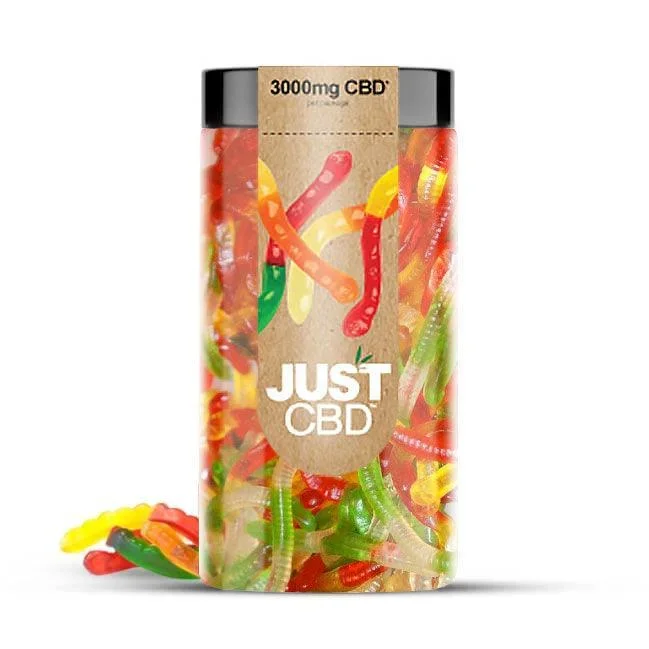 Worms CBD Gummies Jar 3000mg