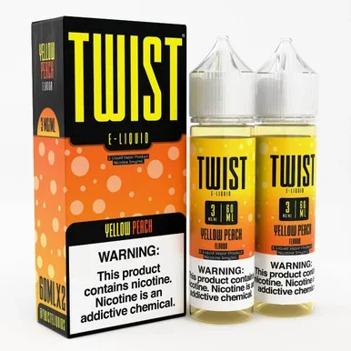 Yellow Peach 120ml E-Juice | Twist E-Liquids