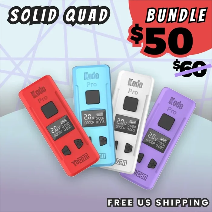Yocan Solid Quad Kodo Pro BUNDLE – RBWP