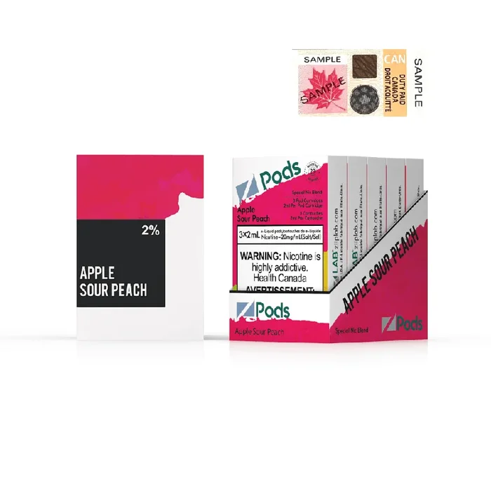 Z Pods – Apple Sour Peach (Apple Peach Sting) 20mg