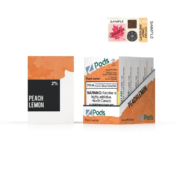 Z Pods – Peach Lemon 20mg