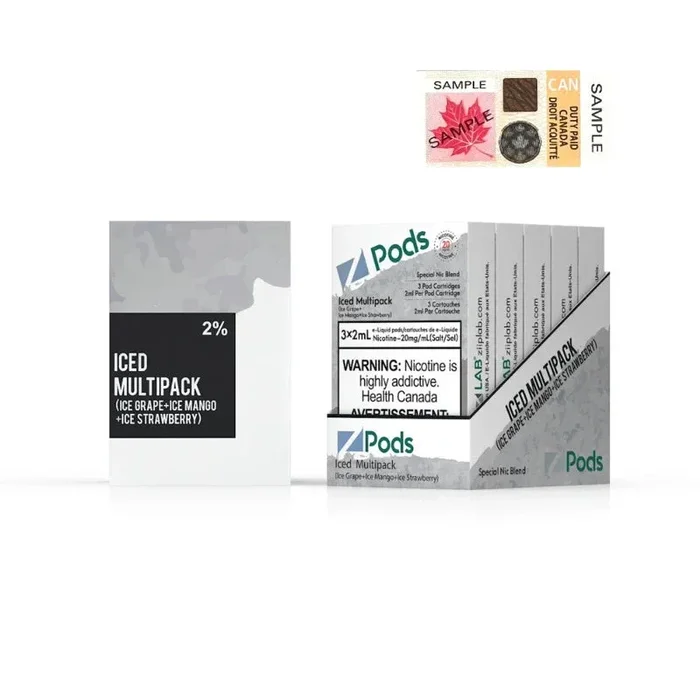 Z Pods Iced Multi Pack 2% Special Nic Blend