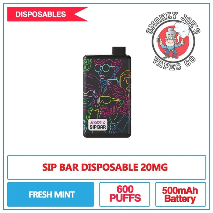 Zeltu – Exotic Sip Bar Disposable – Fresh Mint – 20mg