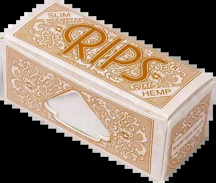 Zigarettenpapier Rips Braun Slim