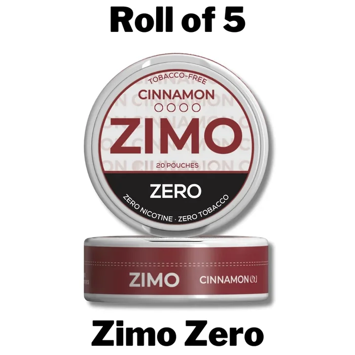 Zimo 0mg Nicotine Pouches Roll of 5 Cans