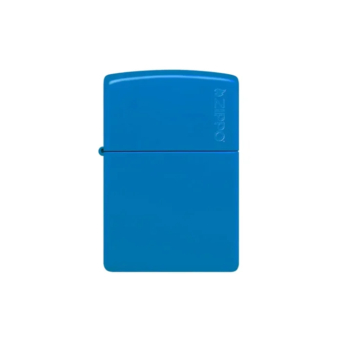 Zippo Lighter – Sky Blue Zippo Logo